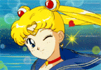 Sailor Moon winking