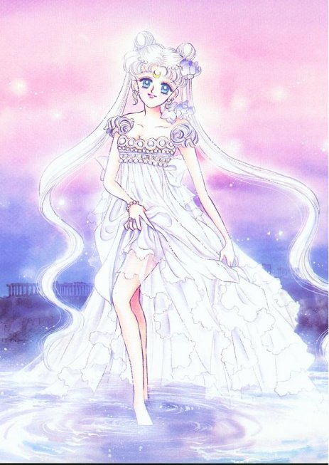 Princess Serenity going in water